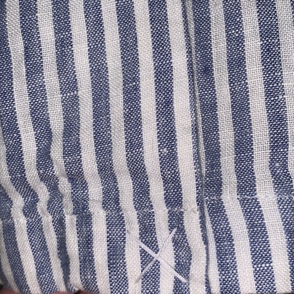 Tahari 100% white and blue striped jacket - Picture 7 of 7